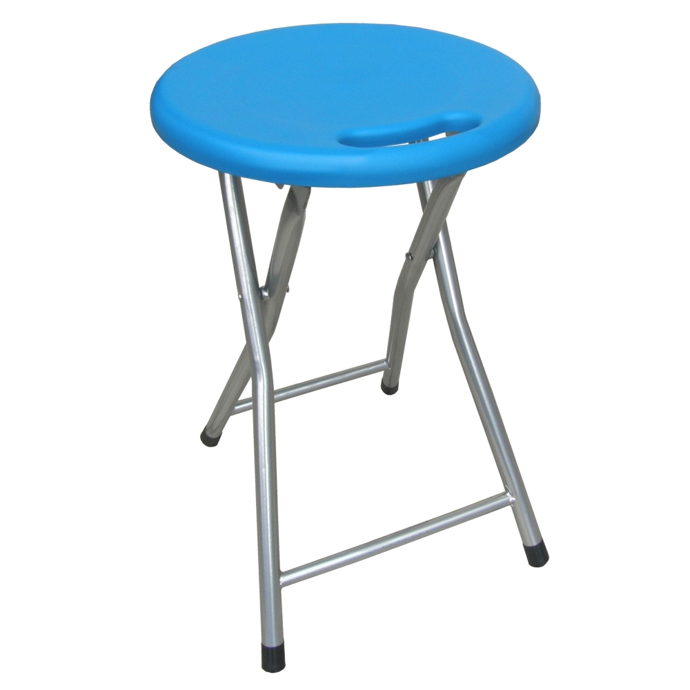 Dr. DIY 塑膠圓形椅座折疊椅2入(三色)