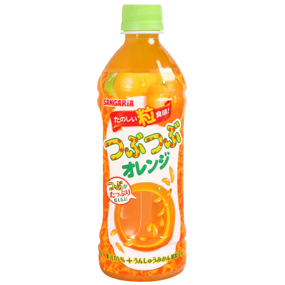 SANGARIA 充食果粒感果汁-蜜柑風味(500ml)