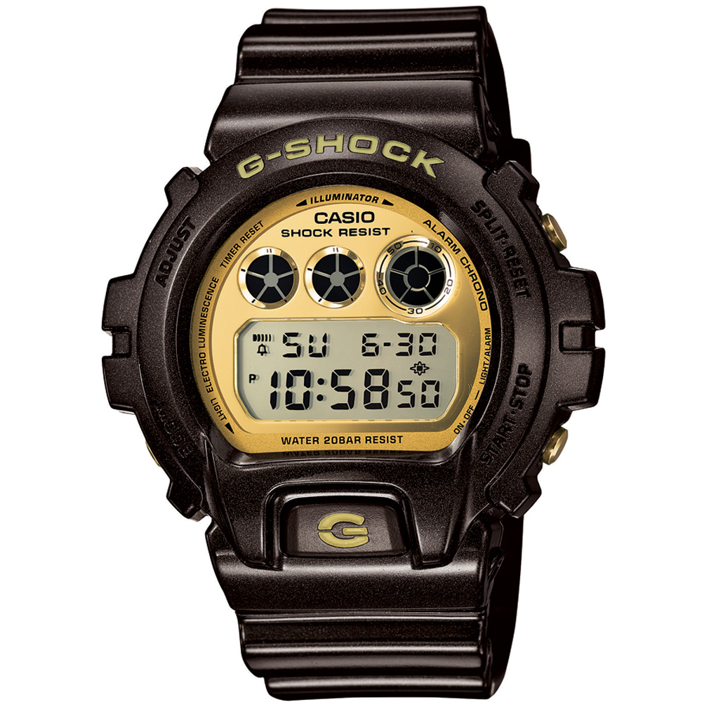 G-SHOCK 極致酷黑金狂潮休閒運動錶/48mm