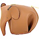 LOEWE Animales Elephant 立體大象造型拉鍊零錢包(駝棕色) product thumbnail 1