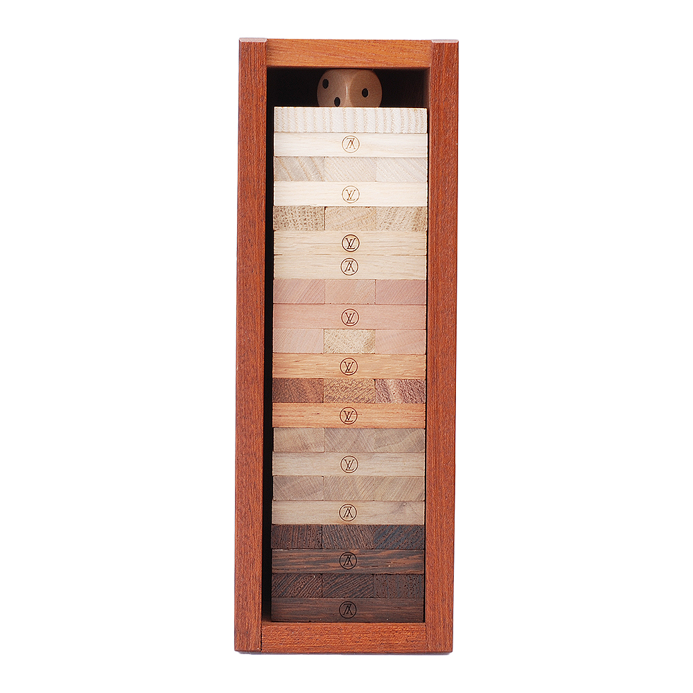 LOUIS VUITTON Wood Jenga Game VIP 41081