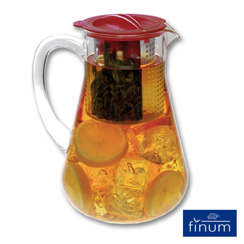 Finum 冷泡控制壺1800ml(紅)