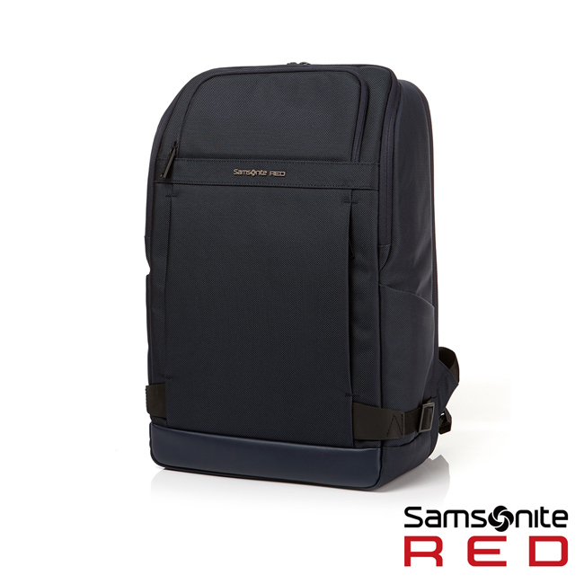 Samsonite REDDAAON多功能夾層中性筆電後背包15.6吋(海軍藍)