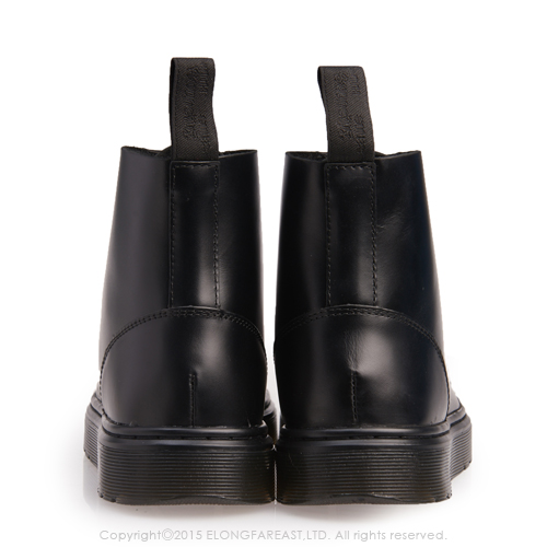 Dr.Martens TALIB-8孔扁線亮皮馬汀鞋-女款-黑