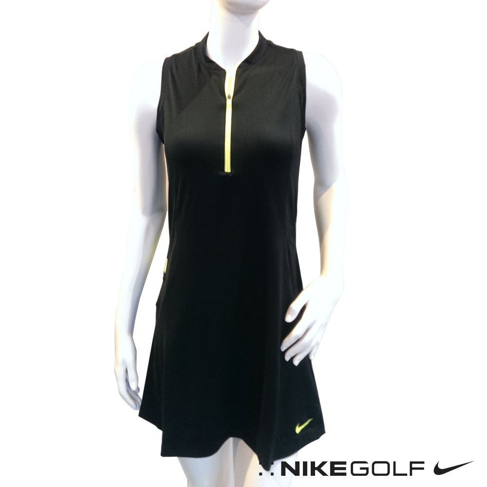 Nike Golf 女 休閒排汗高爾夫球連身裙-黑640388-010