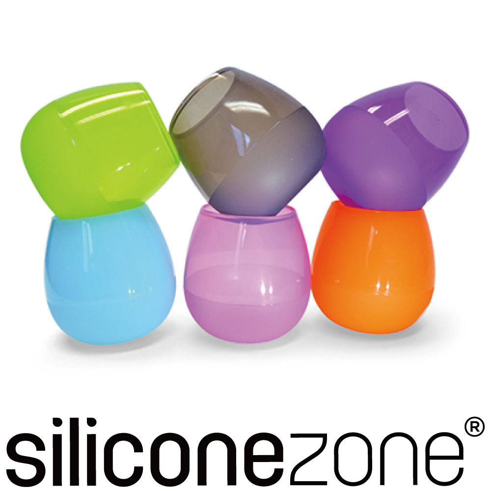 Siliconezone 施理康drink-up耐熱矽膠隨身調酒暢飲杯-透藍色