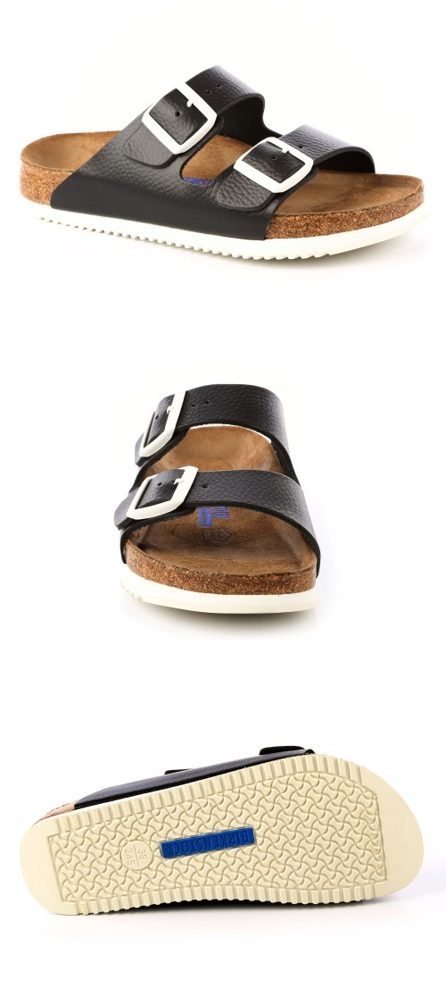 勃肯BIRKENSTOCK 230156亞利桑那經典二條拖鞋(黑色)