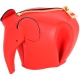 LOEWE Animales Elephant 立體大象造型拉鍊零錢包(亮紅色) product thumbnail 1