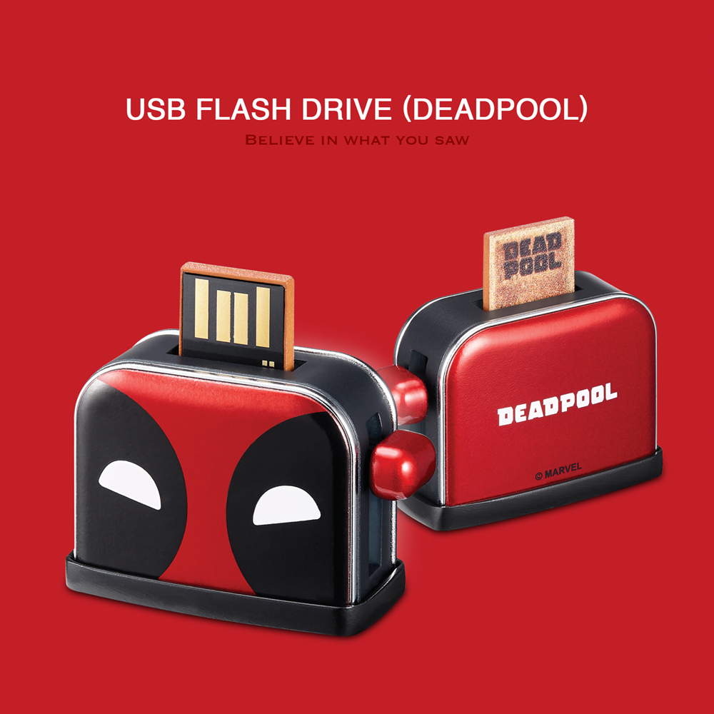 InfoThink 死侍DeadPool系列烤吐司機造型隨身碟 32GB