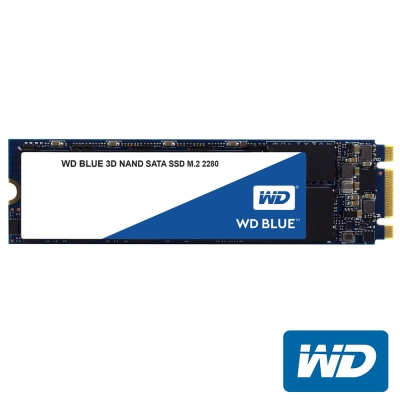 WD 藍標SSD 250GB M.2 2280 SATA 3D NAND固態硬碟