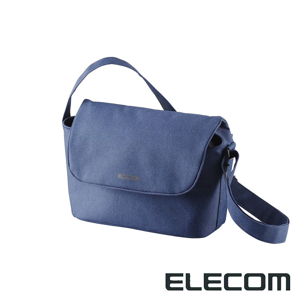 ELECOM normas休閒多功能相機側背包-藍