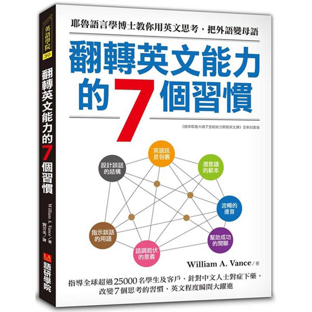 翻轉英文能力的7個習慣：耶魯大學語言學博士教你用英文思考，把外語變母語 | 拾書所