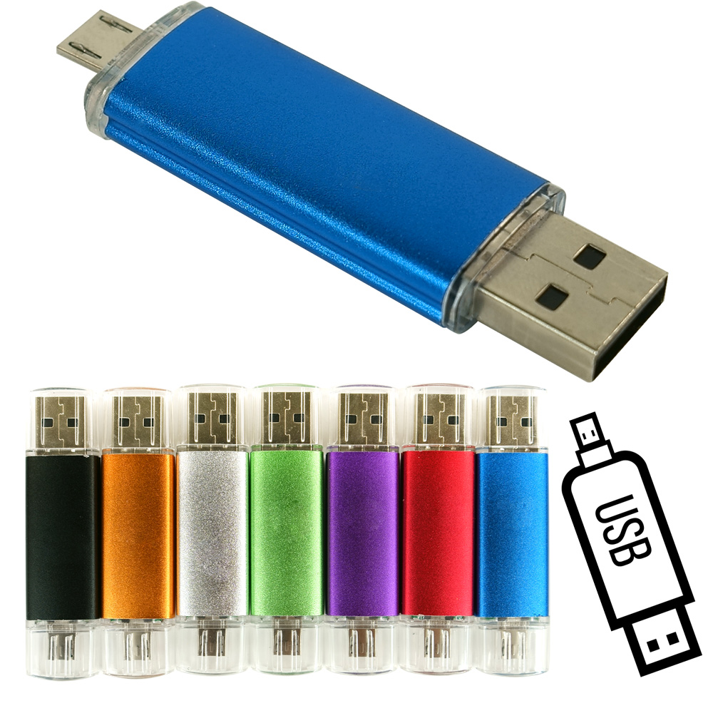 手機與電腦兩用隨身碟 8G Micro USB&USB OTG 提升手機與平版電腦容量