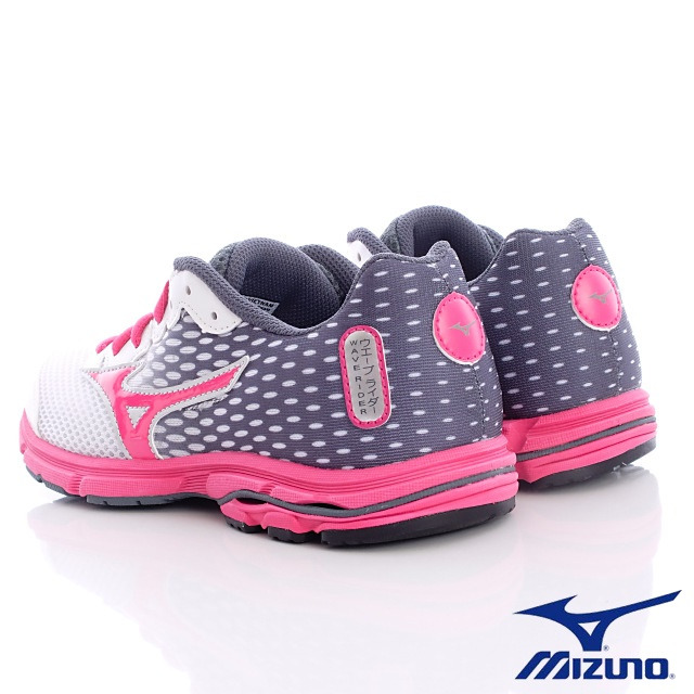 MIZUNO童鞋-炫麗競速路跑鞋-152531白粉(中大童段)