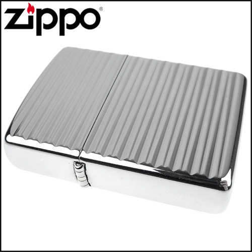 ZIPPO 美系~Engine Turn Horizontal-橫線深刻雙面加工打火機