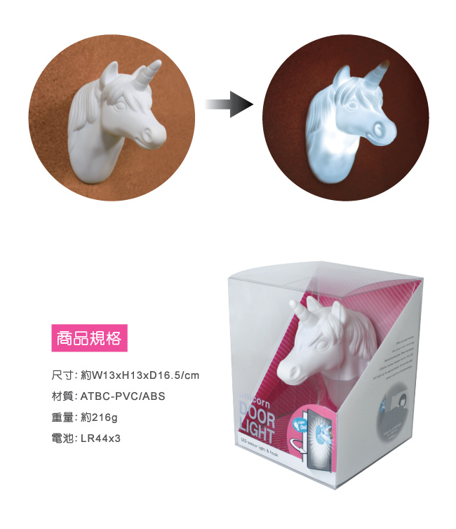 Dreams Unicorn 獨角獸夢幻裝飾壁掛燈