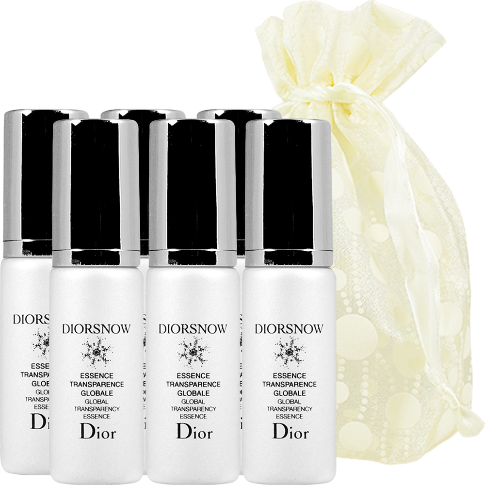 Dior 迪奧 雪晶靈極緻透白精華(7ml)6入旅行袋組