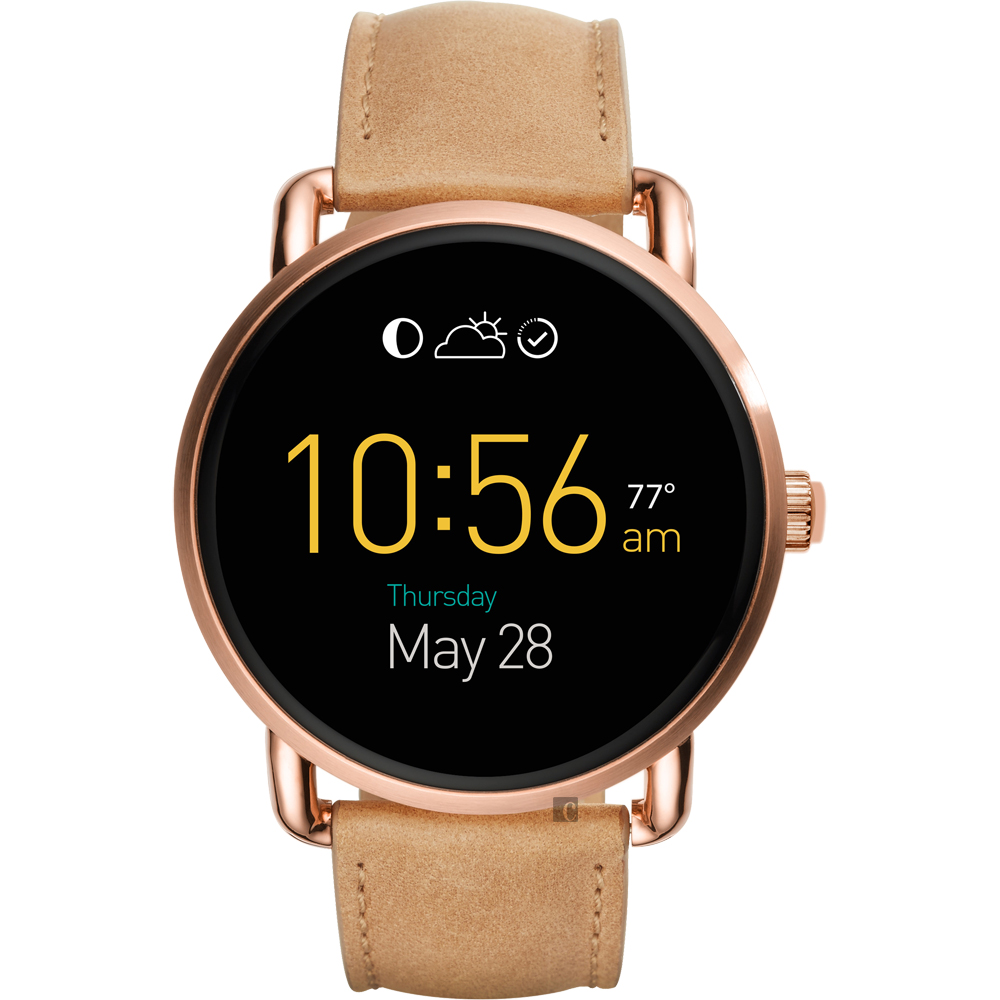 直売純正品 極美品！FOSSIL Q WANDER SMARTWATCH 無線自動同期 stelic.com