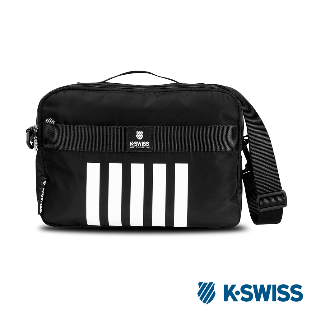 K-Swiss Shoulder Bag休閒斜背包-黑