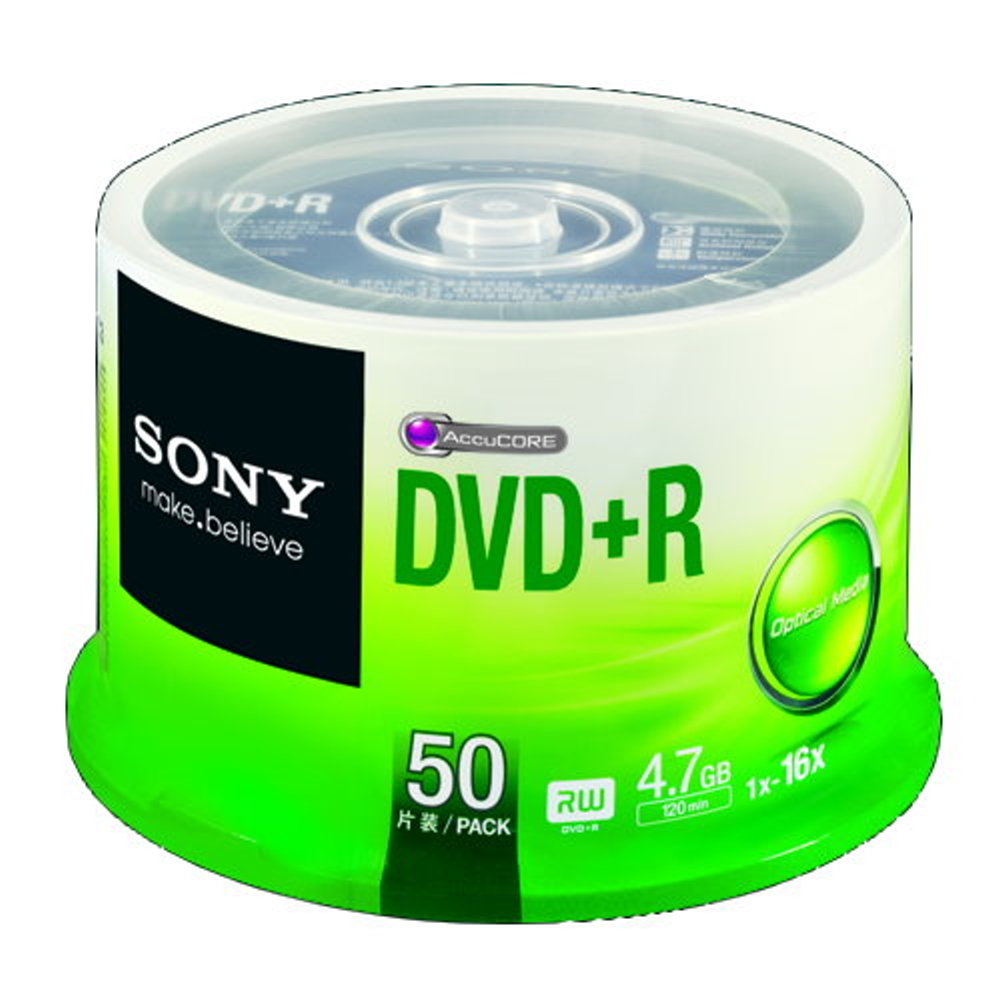 SONY 日本限定版 DVD+R 16X燒錄片 ( 50片)