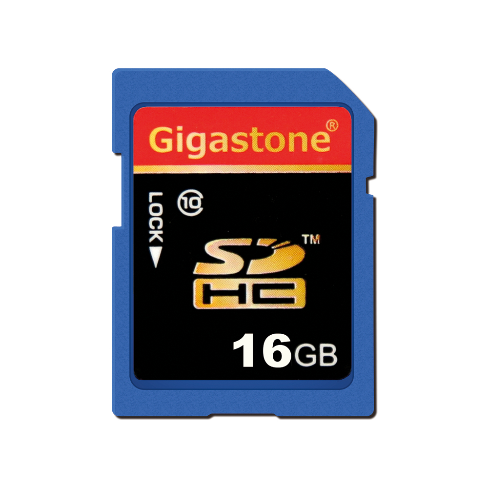 Gigastone SDHC Class10 16G記憶卡(黑金包裝)