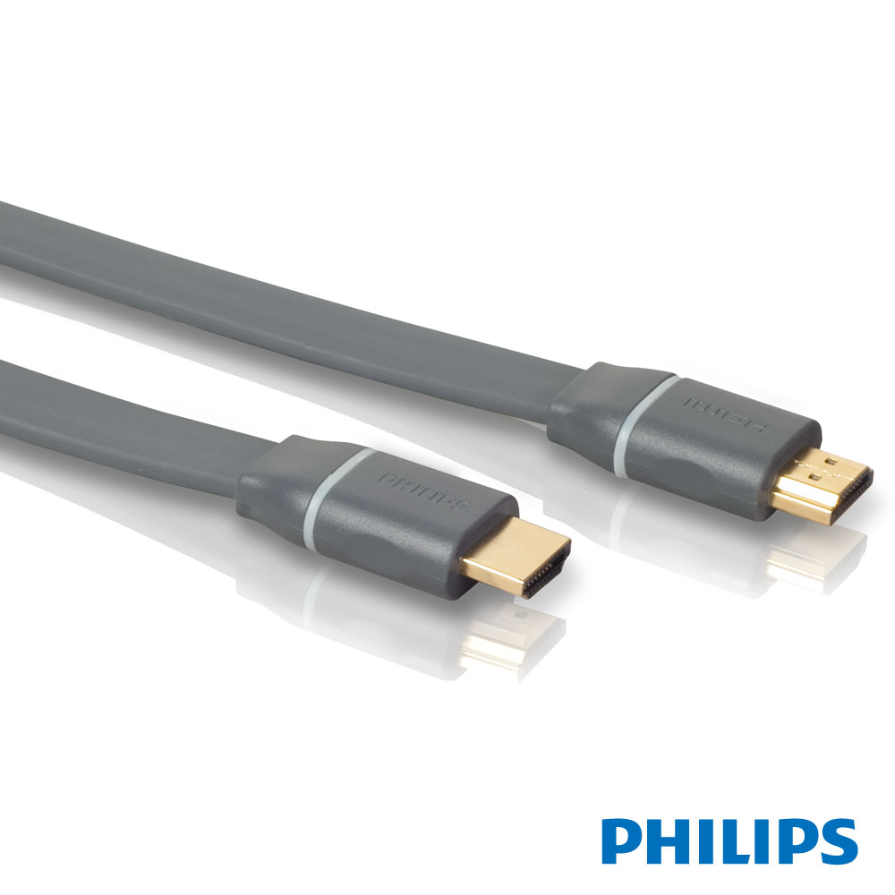 PHILIPS 專家型 HDMI協會認證高速版 扁線線材 (3米)