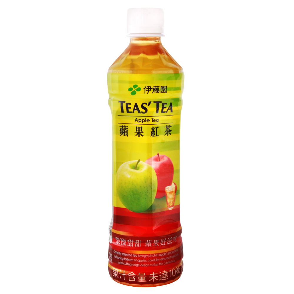 ITOEN伊藤園 TEAS TEA紅茶-蘋果紅茶(530mlx3瓶)