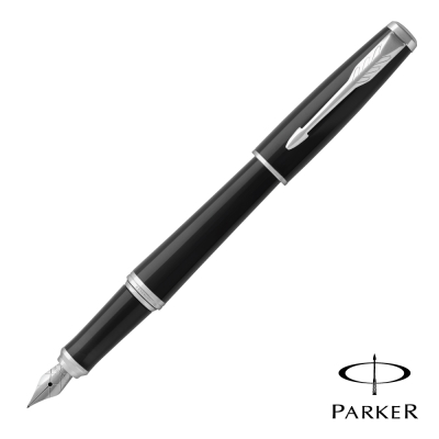 PARKER 派克 URBAN 紳士 麗黑白夾 鋼筆