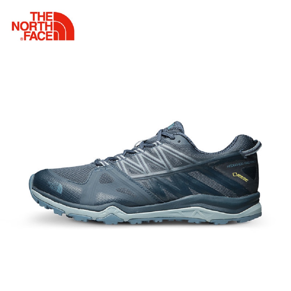The North Face北面女款灰藍色防水耐磨休閒鞋