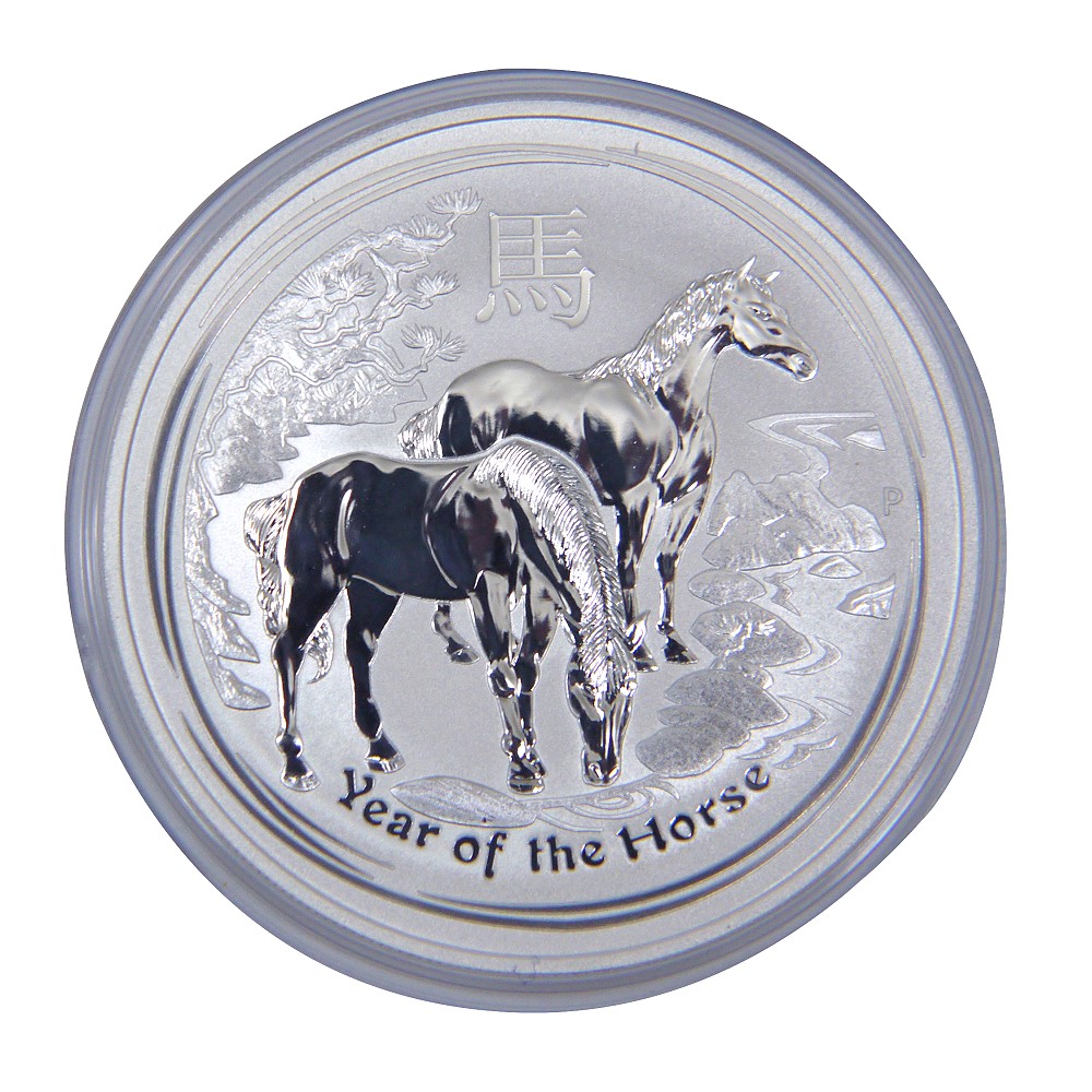 澳洲生肖紀念幣-澳洲2014馬年生肖銀幣(1盎司)