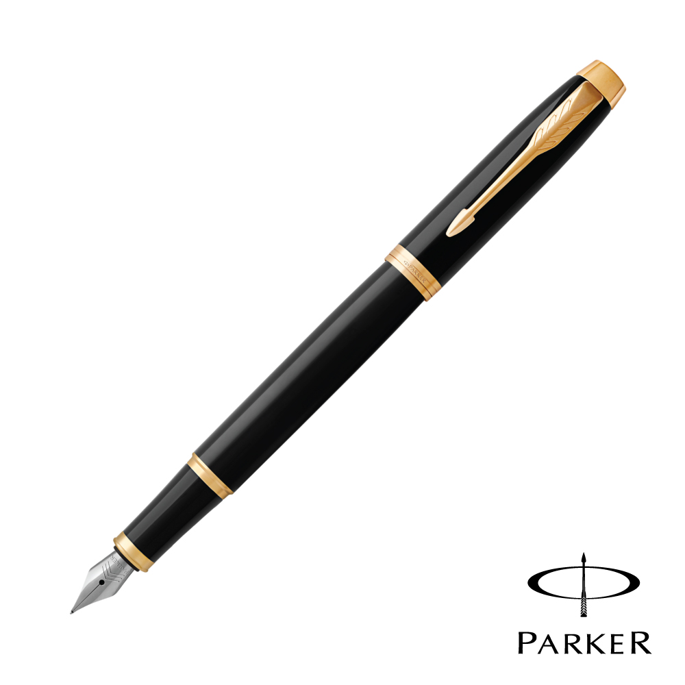 PARKER 派克 NEW IM 麗黑金夾 鋼筆