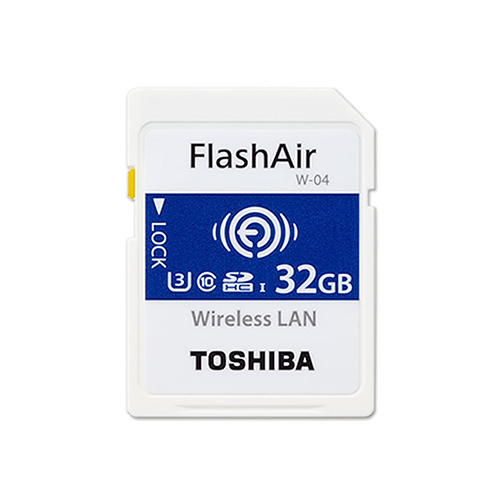 TOSHIBA 32G FlashAir SDHC U3 Wifi無線傳輸記憶卡 W-04