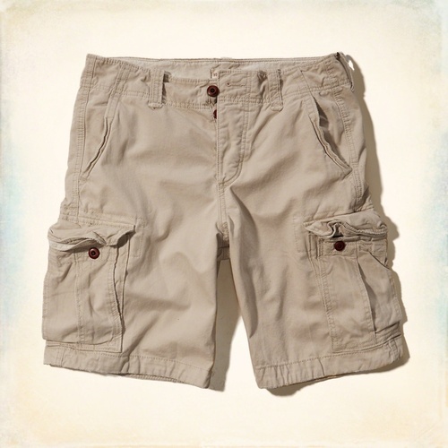 Hollister HCO 素色 短褲 卡其 206