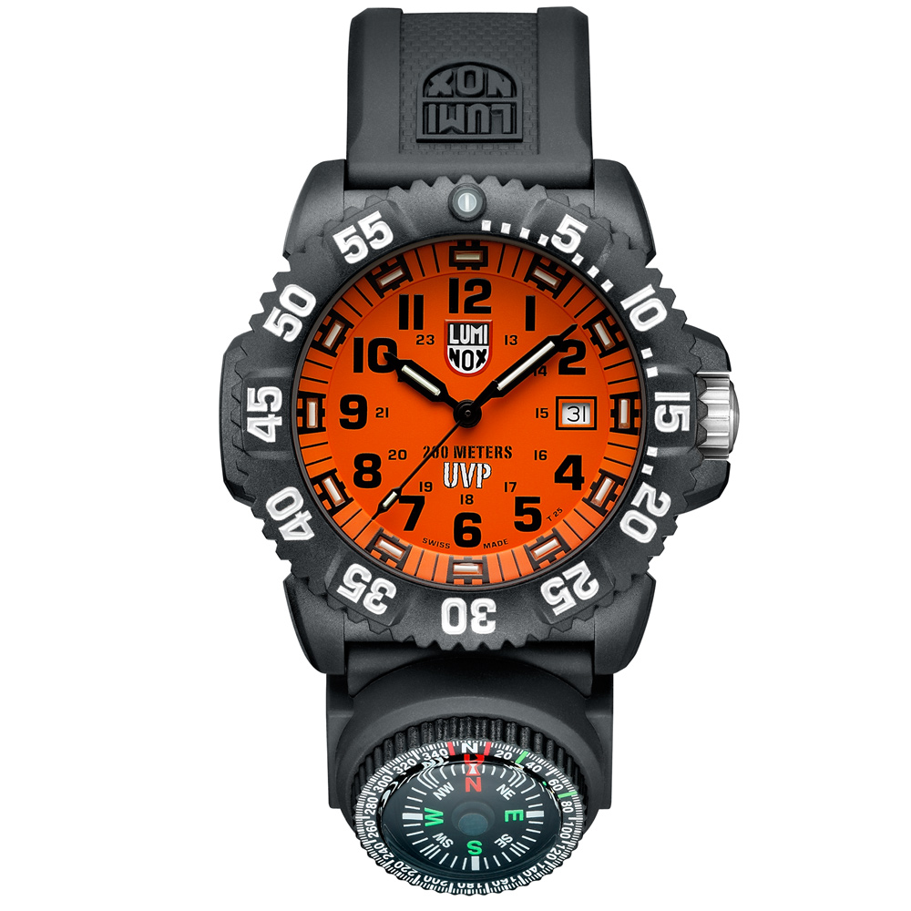 LUMINOX Scott Cassell 限量紀念特殊包裝版-橘/44mm