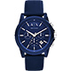 A│X Armani Exchange 時尚玩家計時腕錶-藍/44mm product thumbnail 1