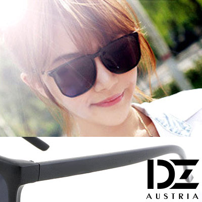 DZ 經典韓款 抗UV造型太陽眼鏡墨鏡(霧黑系)