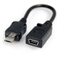 Cable USB2.0訊號轉接線Micro USB(公)-Mini USB(母) 8CM product thumbnail 1