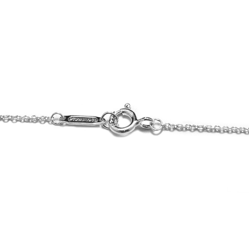 Tiffany&Co. Tiffany1837 經典簡約刻字圓環純銀項鍊