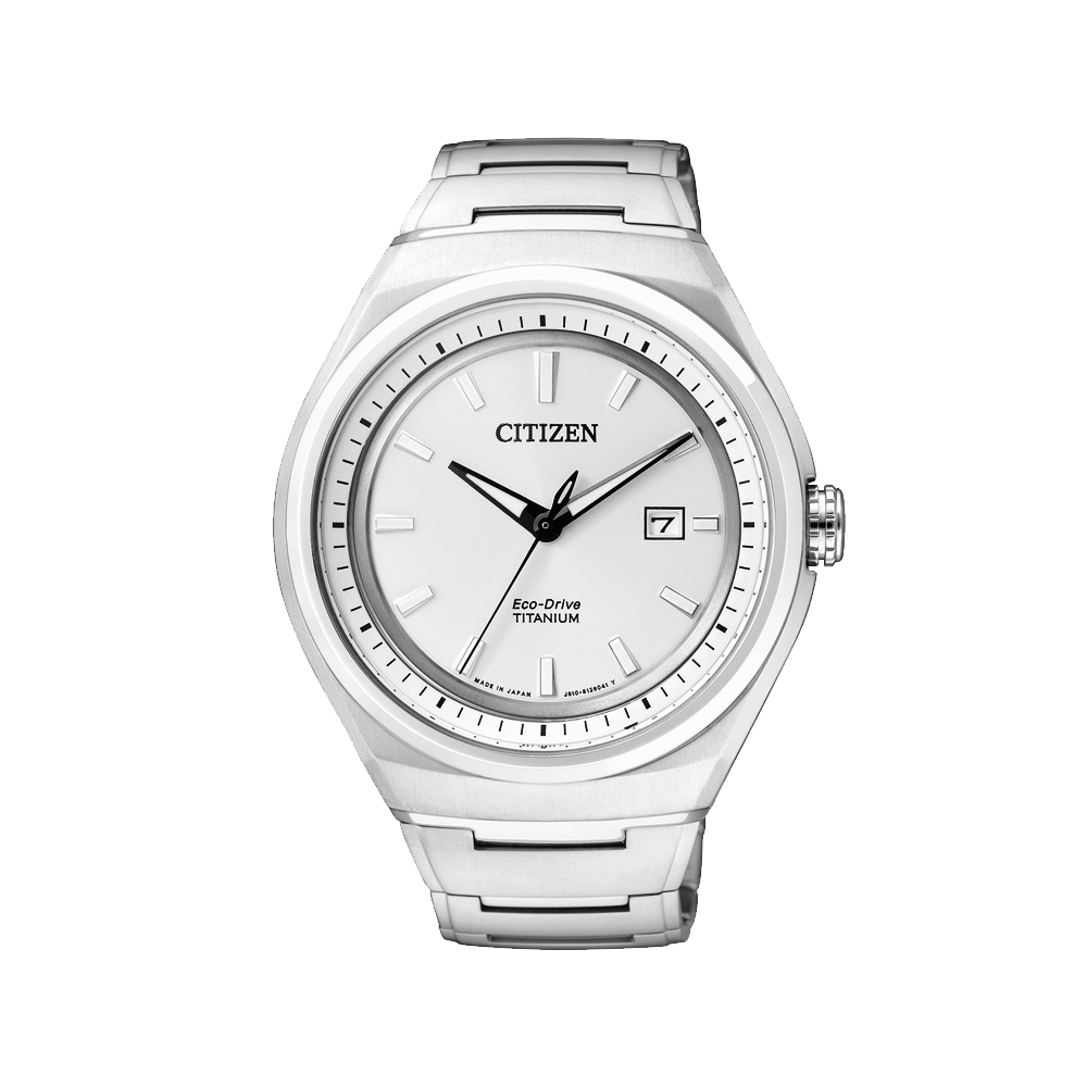 CITIZEN ECO-Drive 超級鈦都會時尚腕錶(AW1251-51A)-銀白/43mm