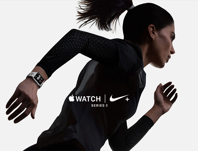 Apple Watch Nike+ (GPS) 42mm 太空灰色鋁金屬+黑色Nike運動型錶帶