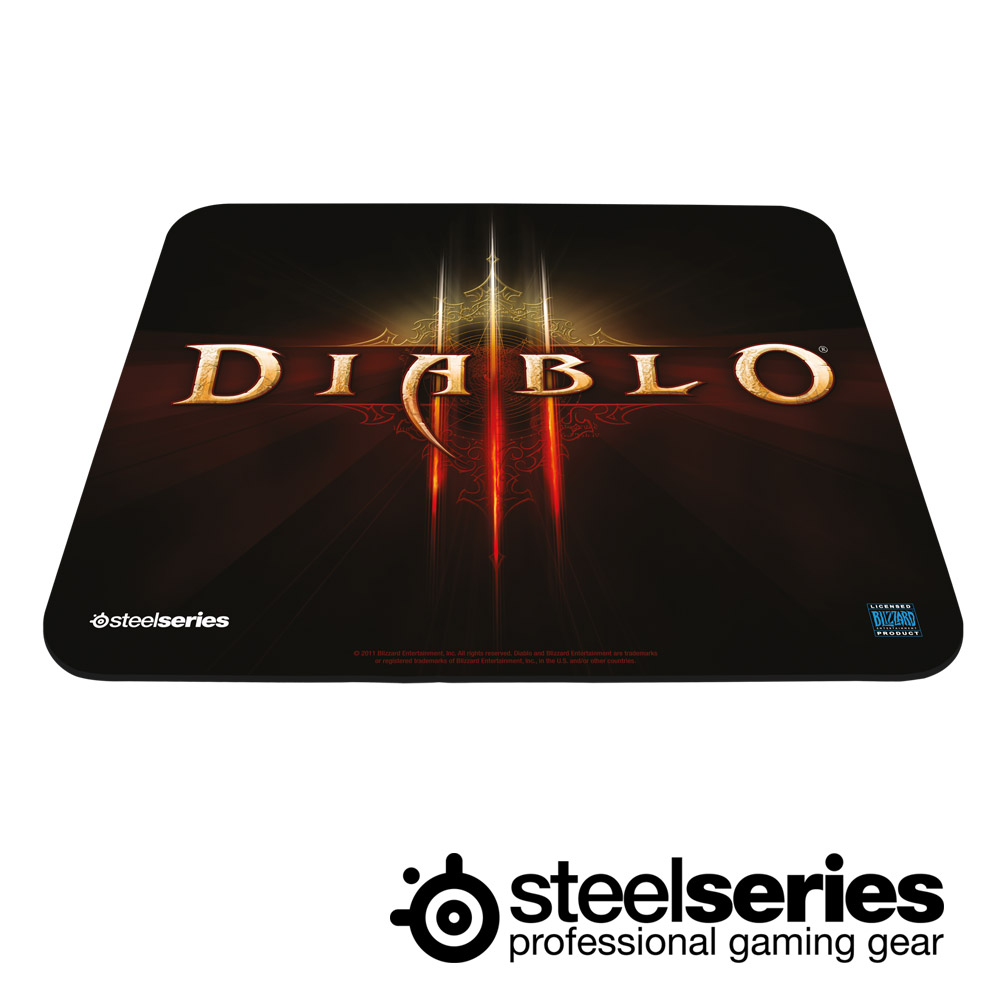 SteelSeries QCK Diablo III Logo 暗黑3鼠墊