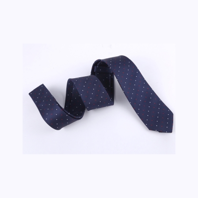 拉福   領帶中窄版領帶6cm領帶手打領帶(紅白點)