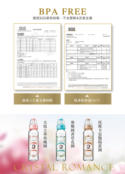 小獅王辛巴 蘿蔓晶鑽標準玻璃大奶瓶(240ml)-3色可選