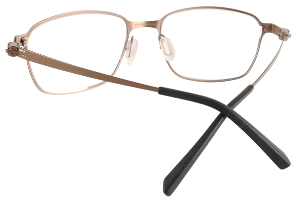 VYCOZ眼鏡 極簡薄鋼款/棕金#TECK BRN