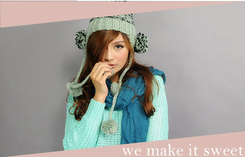 Aimee Toff 豐暖新活浪漫感織圍巾(綠)