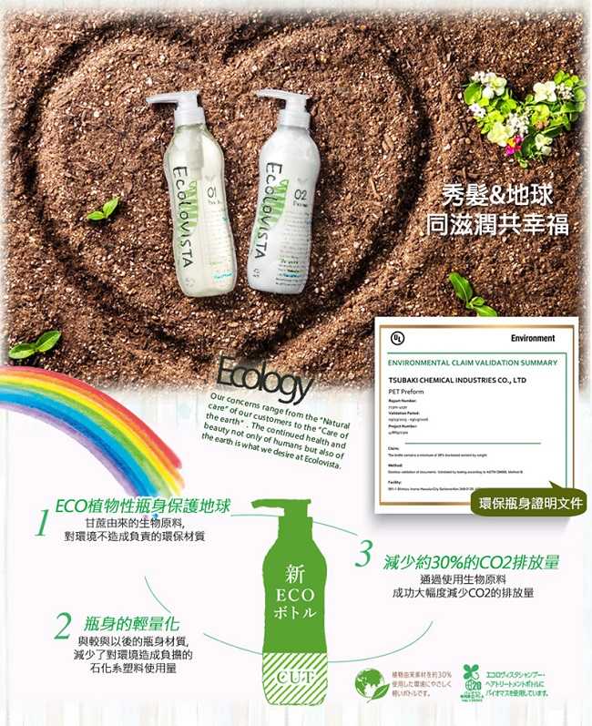 日本Ecolovista 植寇希 氨基酸植物精油潤髮乳補充瓶500ml-清爽豐盈