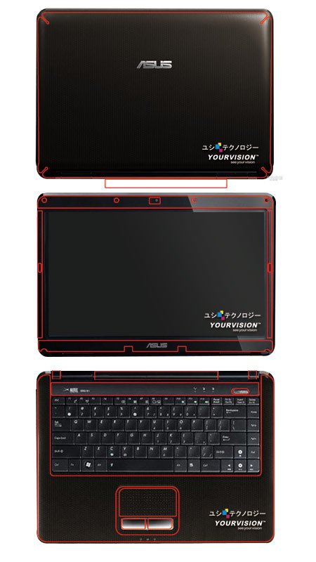 ASUS K40 系列 14吋專用超顯影機身保護貼(膜)