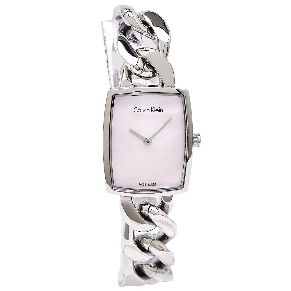 CK Calvin Klein  Amaze 閃耀驚豔女性手環腕錶-粉/22mm