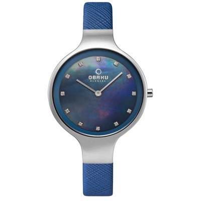 OBAKU 星光眷戀時尚皮帶錶-V173LXCLRA-33mm