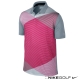 Nike Golf 快速排汗斜紋短袖POLO 衫-紳土粉 product thumbnail 1